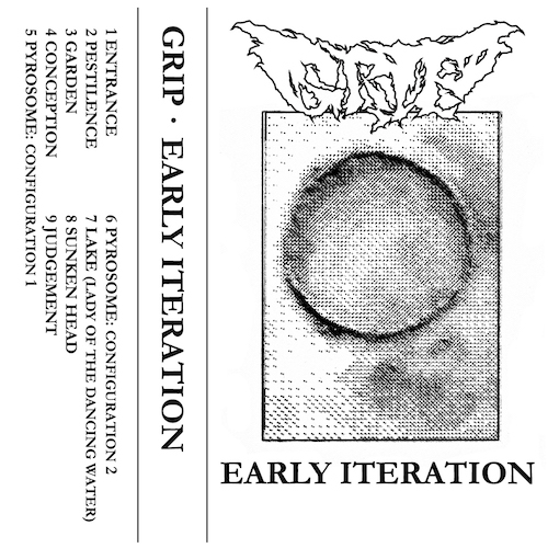 Early Iteration - cover art for Philly based post-hardcore band Grip