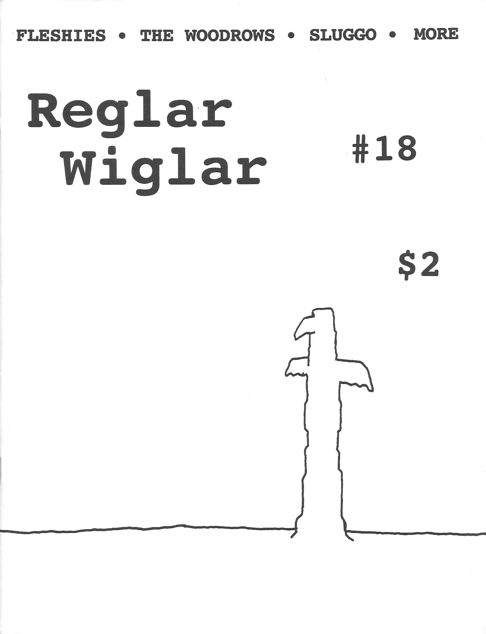 Reglar Wiglar #18 cover