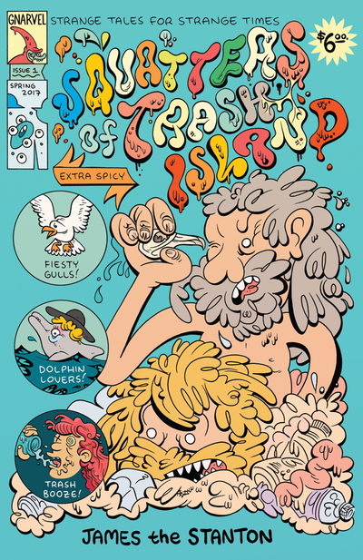 Squatters of Trash Island comic by James Stanton