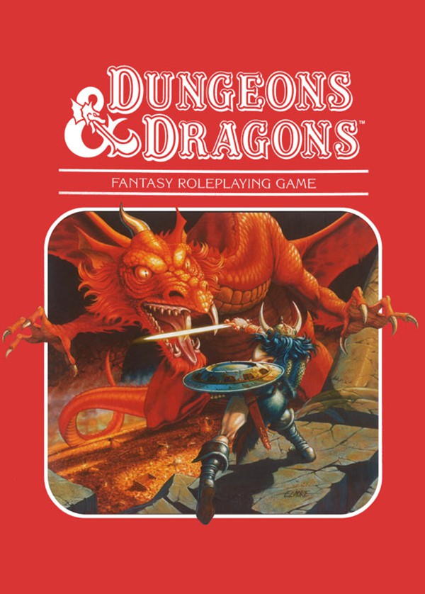 Dungeons and Dragon role playing fantasy game