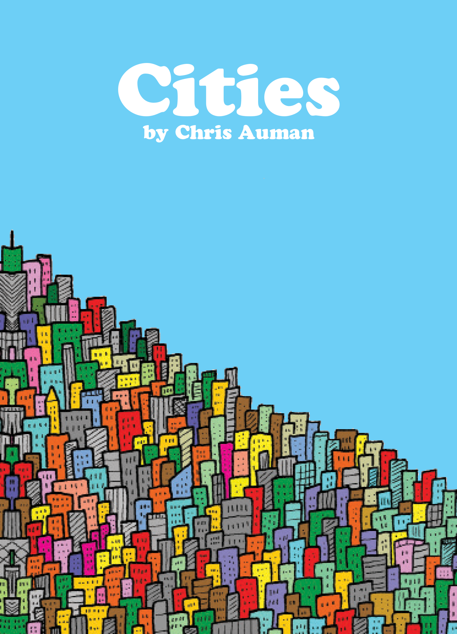 Cities art book by Chris Auman